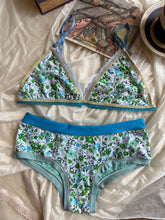 Load image into Gallery viewer, Green Lucky Flower Bralette (One Size)