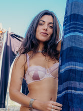Load image into Gallery viewer, Pinky Satin Strap Bra