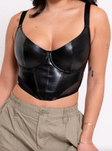 Load image into Gallery viewer, Storm Bustier Black