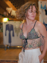 Load image into Gallery viewer, Tokyo Frill Top (w/ black mesh lining)