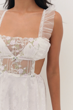 Load image into Gallery viewer, Lattice Bows Slip Dress