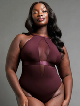 Load image into Gallery viewer, Swerve Bodysuit (Mulberry)