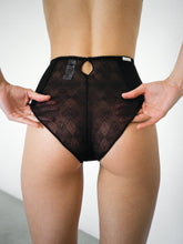 Load image into Gallery viewer, Bea High Waist Panty (Black Licorice)
