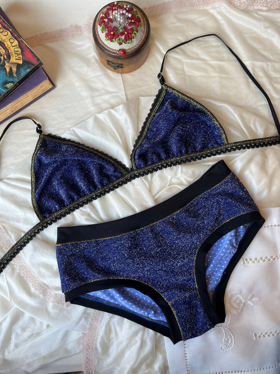 Blue Eclipse Bralette (One Size)
