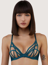 Load image into Gallery viewer, Teal Ramon Bra
