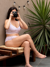 Load image into Gallery viewer, Curvy Sweetie Bralette (White)
