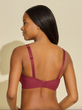 Load image into Gallery viewer, Soire Curvy Bralette (Burgundy)

