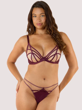 Load image into Gallery viewer, Ramon Plunge Bra (Vino)
