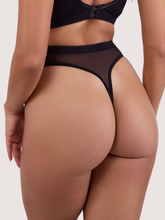 Load image into Gallery viewer, High Waist Mesh Thong
