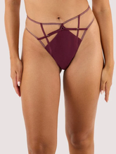 Load image into Gallery viewer, Ramon High Waisted Thong (Vino)
