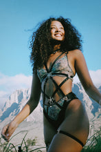 Load image into Gallery viewer, Daisy Strappy Bodysuit (Black)
