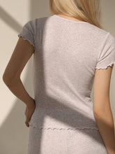 Load image into Gallery viewer, Subtle Heart Wavy Hem Top
